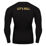 Let's Roll Panda Jiu Jitsu Compression Shirt - BJJ, MMA, Running Cyling
