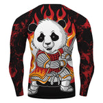 Panda Warrior Compression Shirt - BJJ, MMA, Muay Thai