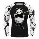 Panda Samurai Jiu Jitsu Fighting Grappling Compression Shirt