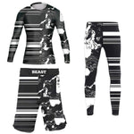 NOGI Rock Premium BJJ SET Whit Black