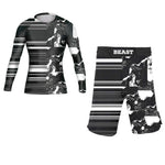 NOGI Rock Premium BJJ SET Whit Black