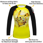 Pikachu Women's BJJ Rash Guard Compression Shirts