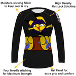 Pikachu Big Feet Cute Funny Women's BJJ Rash Guard