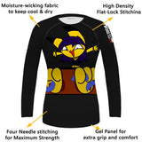 Pikachu Big Feet Cute Funny Women's BJJ Rash Guard